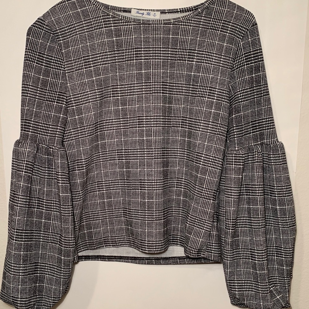Women’s plaid blouse